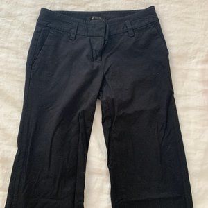 ANN TAYLOR Wide Leg Black Slacks
